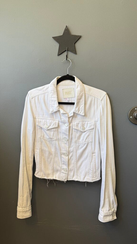 Raw Hem Soft Denim Jacket