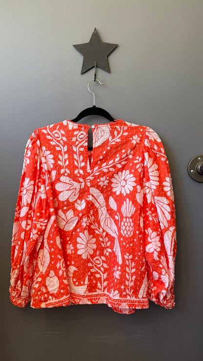 Swiss Dot Pineapple Blouse
