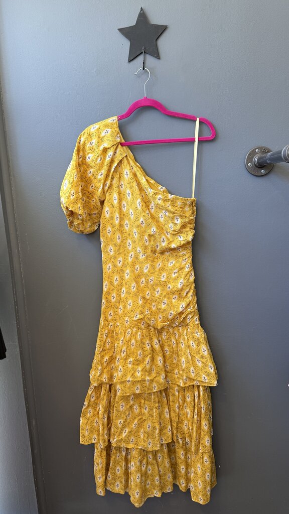 One Shoulder Maxi Gown Dress
