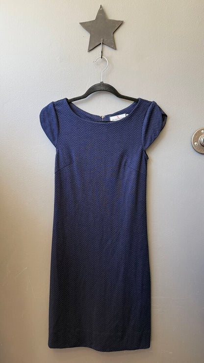 Stretch Cap Sleeve Sheath Dress