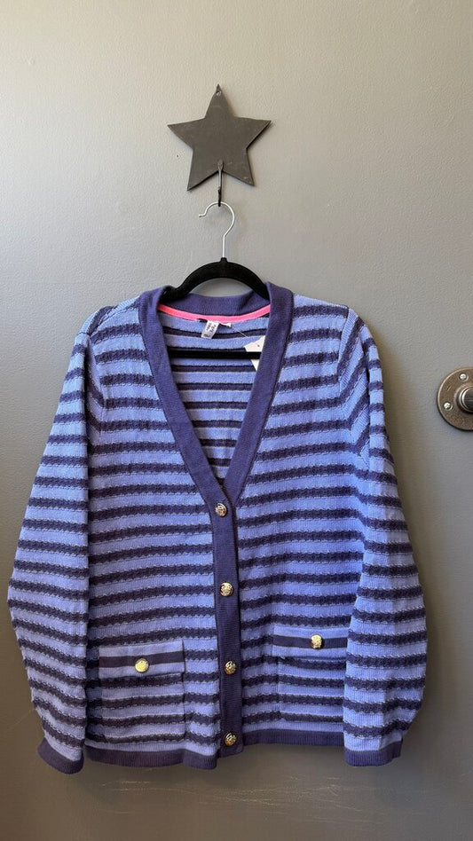 Striped Cardigan Sweater