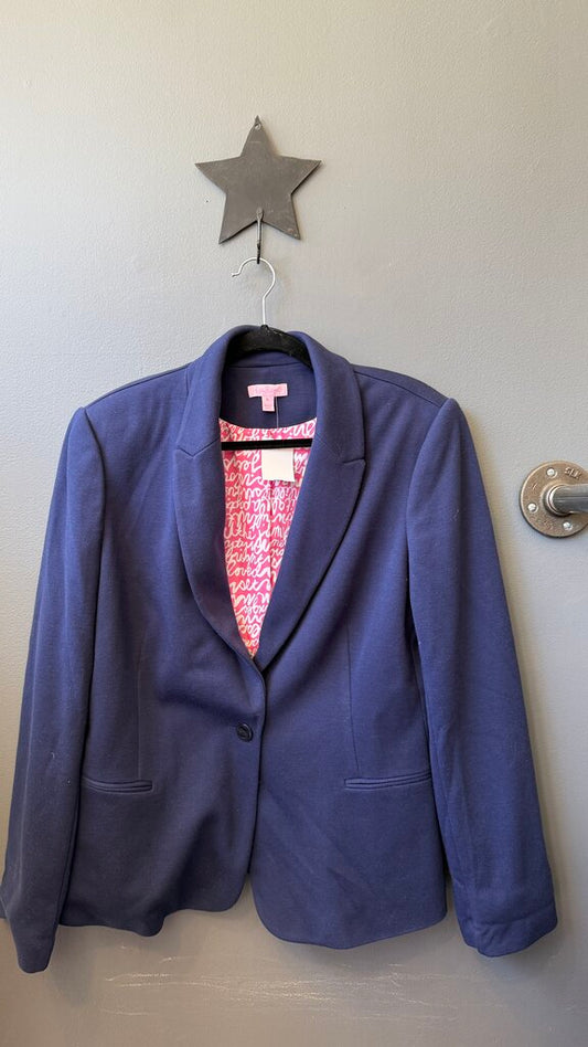 Ponte One Button Blazer