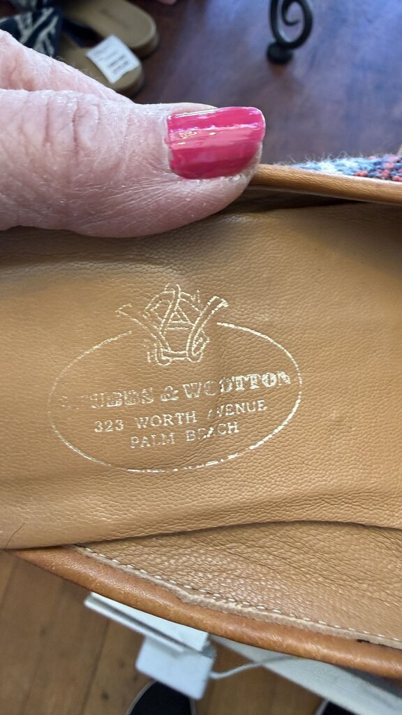 Needlepoint Mules