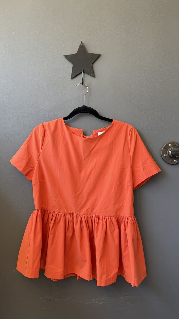 Bow Back Peplum Top
