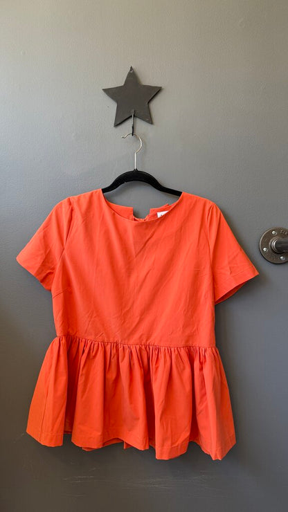 Bow Back Peplum Top