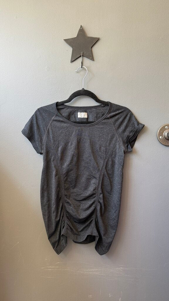 Ruched Short Sleeve Active Top