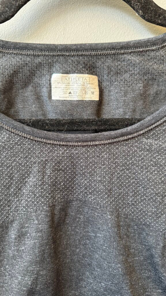 Ruched Short Sleeve Active Top