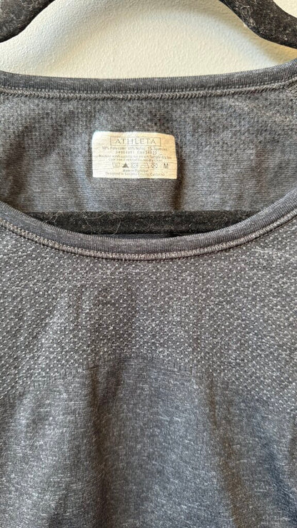 Ruched Short Sleeve Active Top