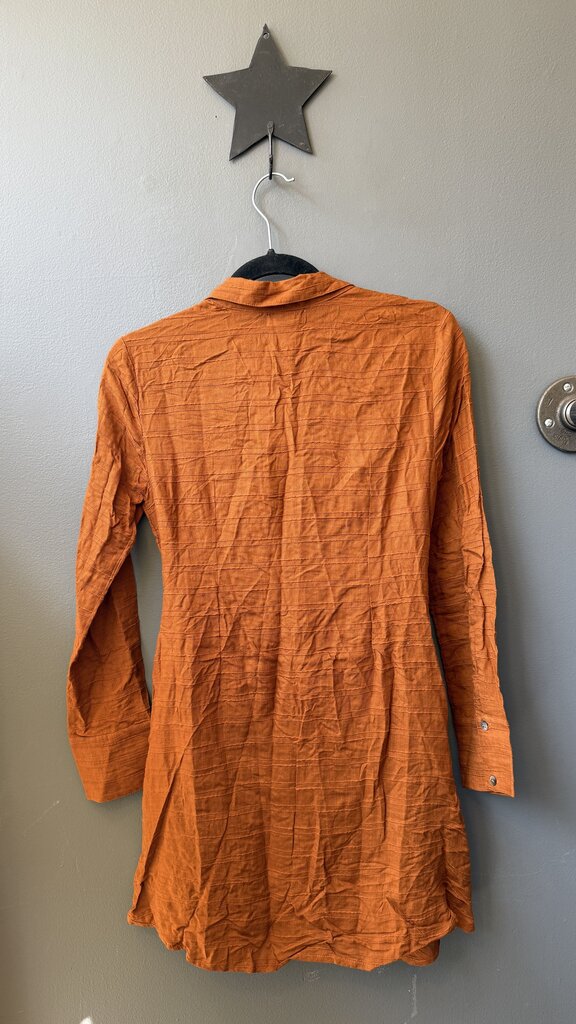 Textured Wrap Dress