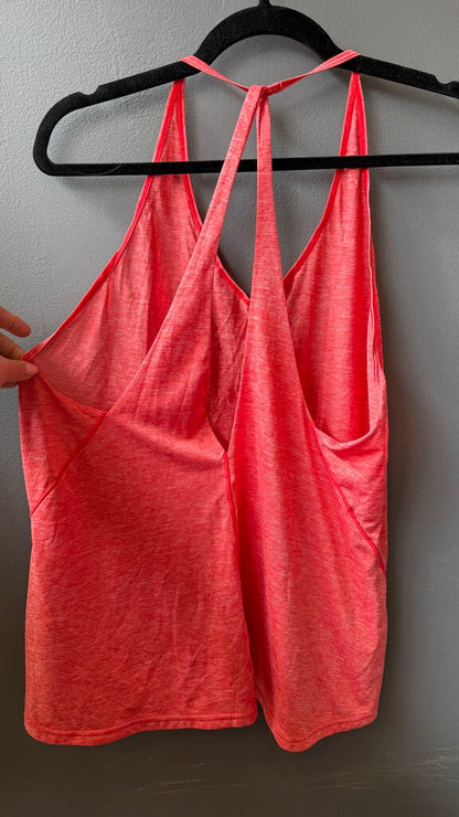 X back Heathered Tank