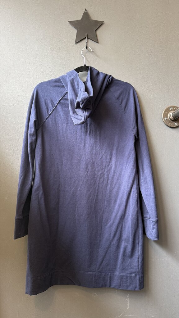 Applique 1/4 Zip Hoodie Shift Dress