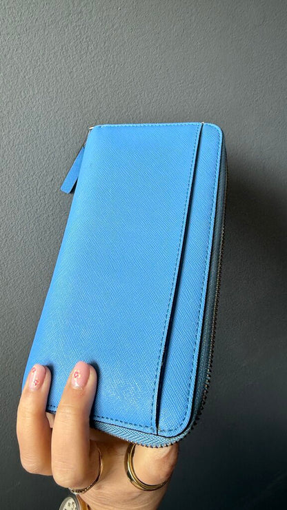 Saffiano Leather Zippy Wallet
