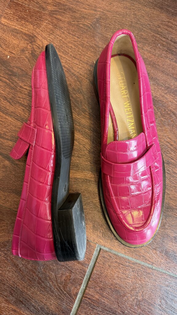 Croc Embossed Penny Loafers