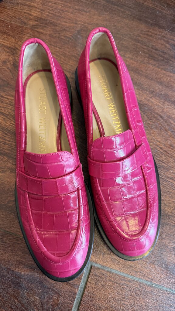Croc Embossed Penny Loafers