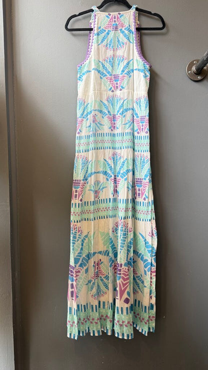Gauze Racerback Maxi Dress