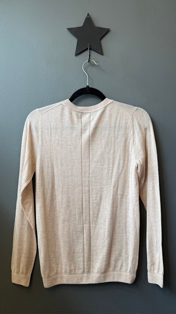Fine Knit Stripe Back Sweater