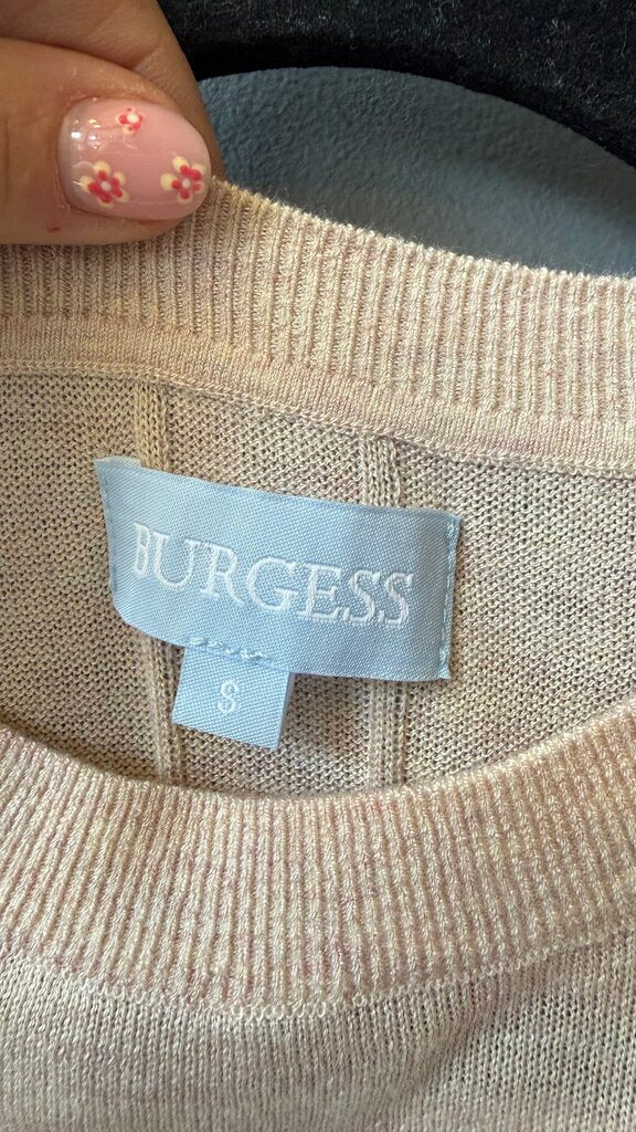 Fine Knit Stripe Back Sweater
