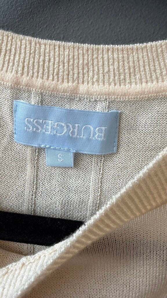 Fine Knit Stripe Back Sweater