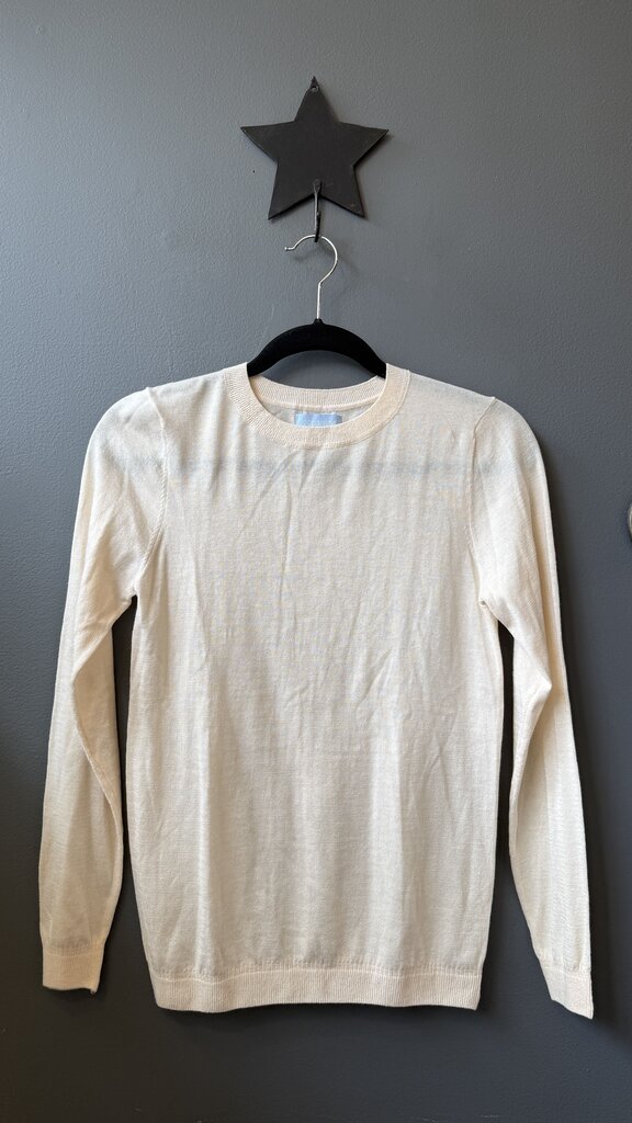 Fine Knit Stripe Back Sweater