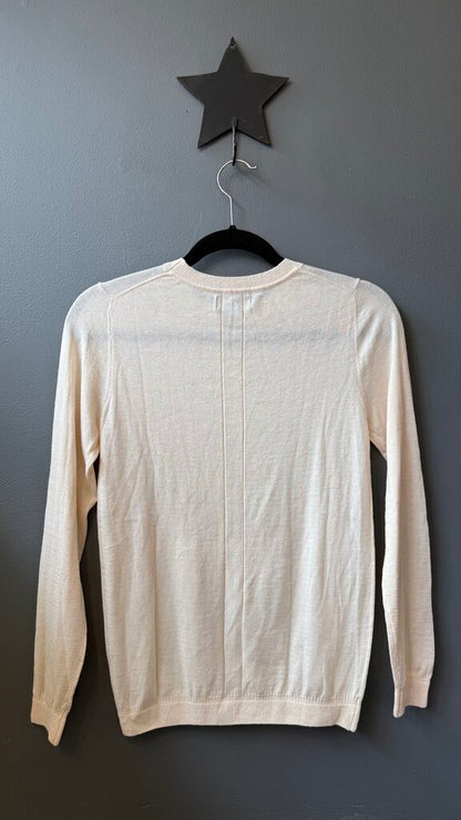 Fine Knit Stripe Back Sweater