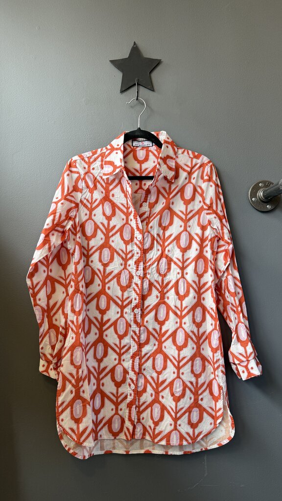 Printed Shirtdress