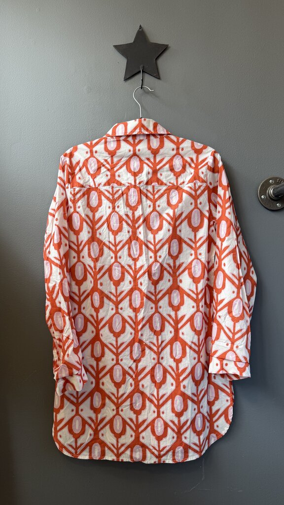 Printed Shirtdress