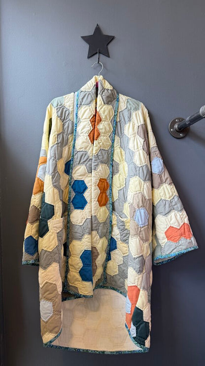 Quilted Long Coat