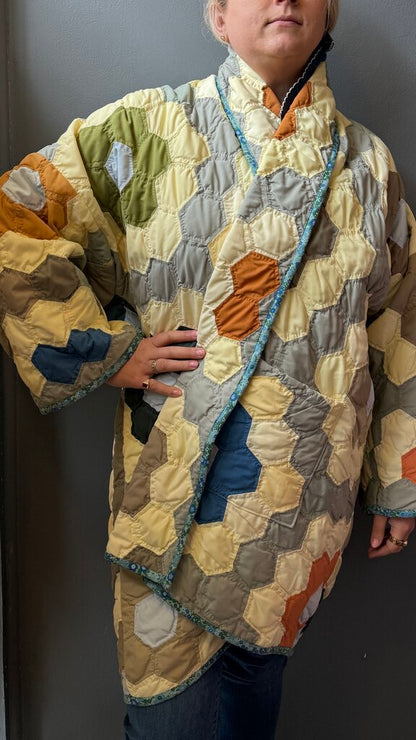 Quilted Long Coat