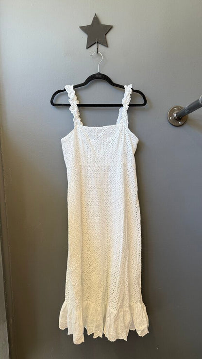 Eyelet Midi Aline Dress