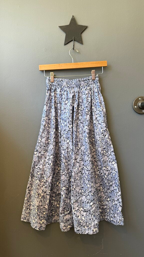 Floral Full Midi Skirt