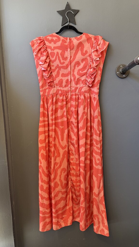 Ruffle Stud Maxi Dress