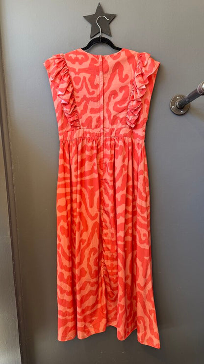 Ruffle Stud Maxi Dress