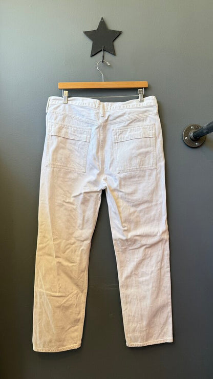 Cooper Cargo White Jeans