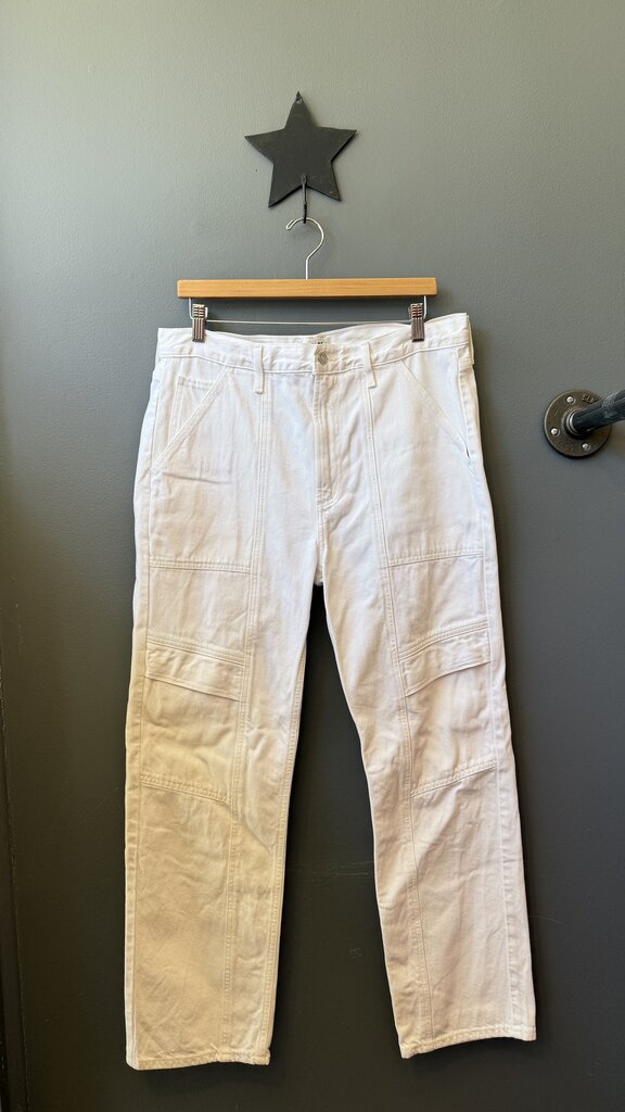 Cooper Cargo White Jeans
