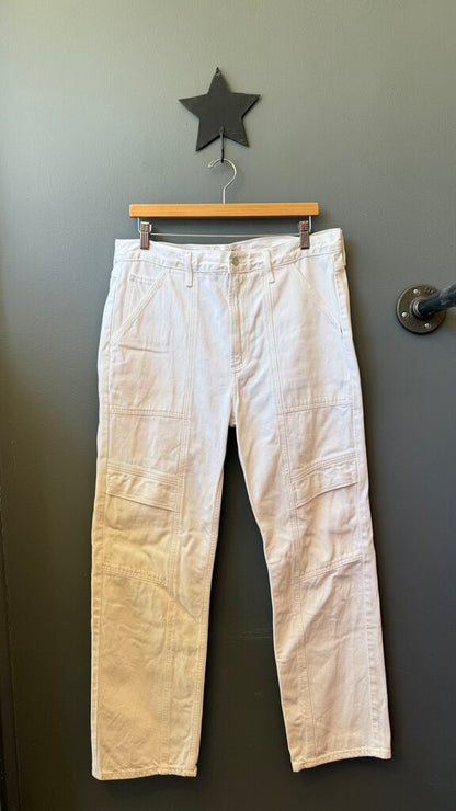 Cooper Cargo White Jeans