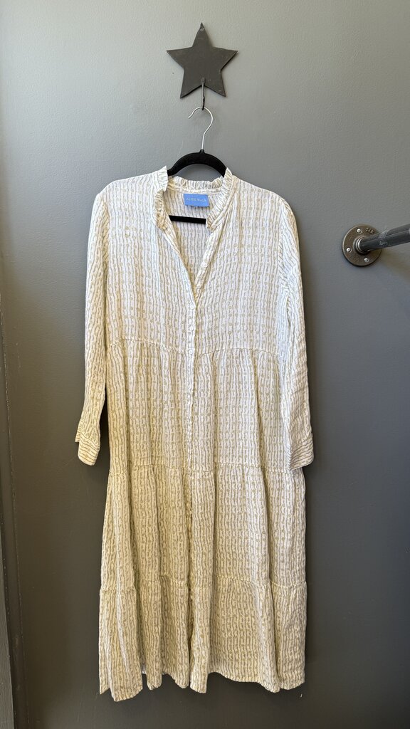 Linen Tiered Midi Dress
