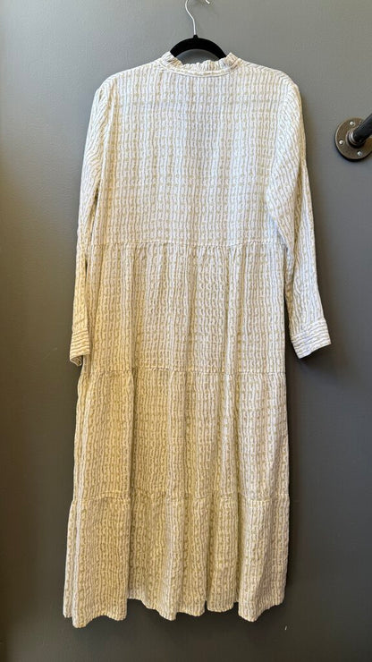 Linen Tiered Midi Dress