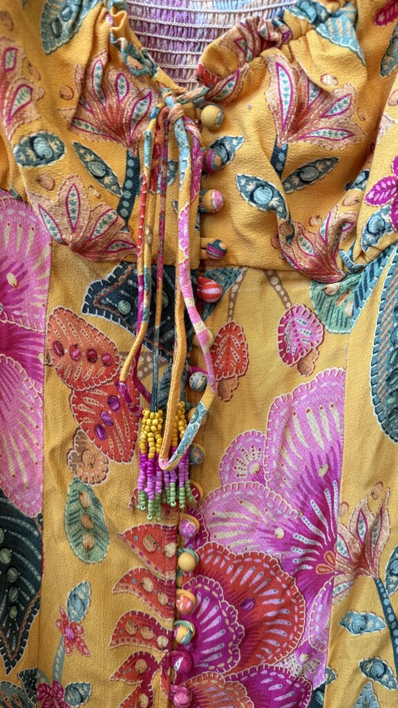 Beaded Tassel Midi Dress