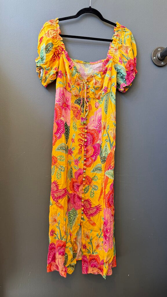 Beaded Tassel Midi Dress