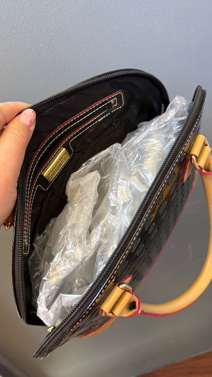 Patent Leather Dome Satchel