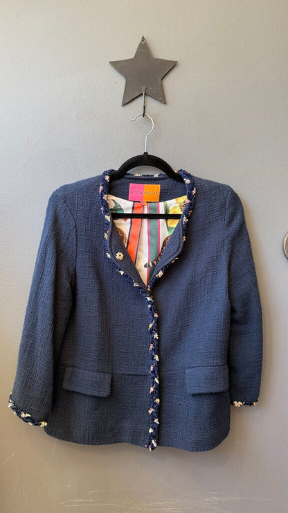 Navy Tweed Blazer