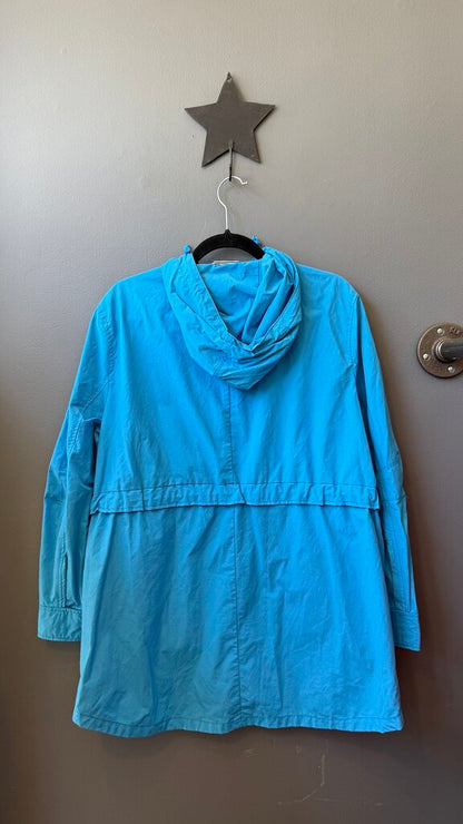 Drawstring Waist Anorak Coat