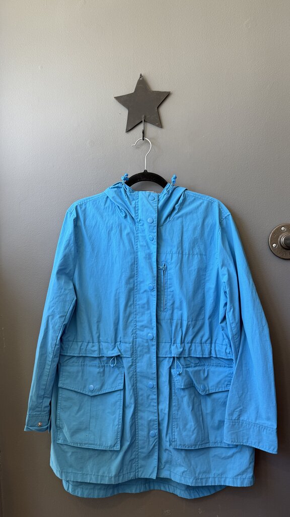 Drawstring Waist Anorak Coat