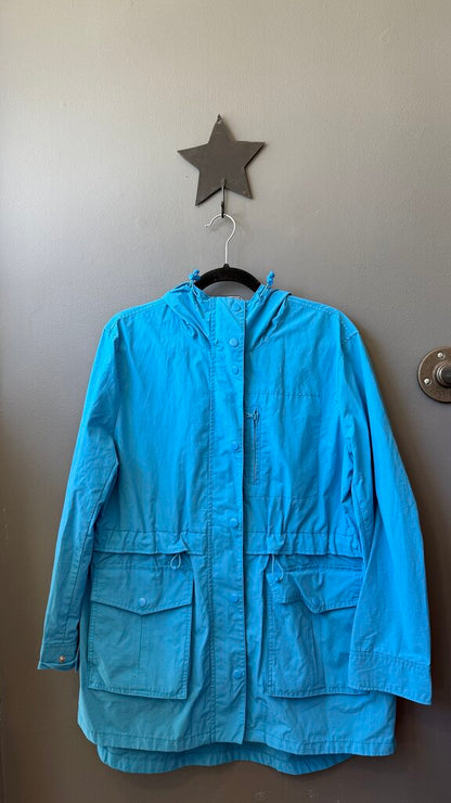 Drawstring Waist Anorak Coat