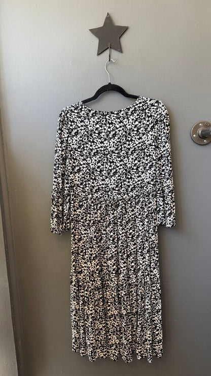 Tiered Floral Midi Dress