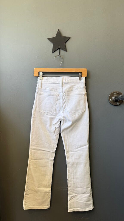 Cali Demi Boot White Jeans