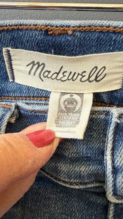 Mid Rise Kick Out Jeans