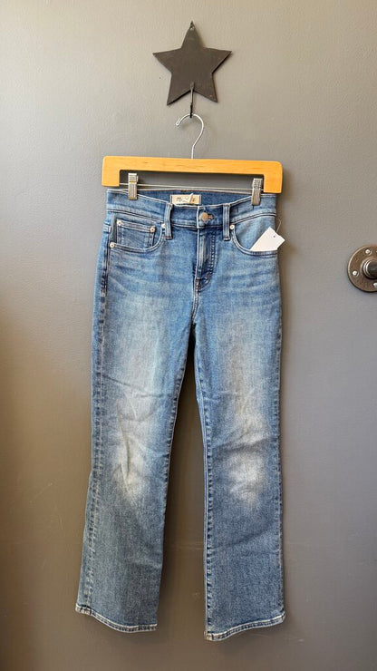 Mid Rise Kick Out Jeans