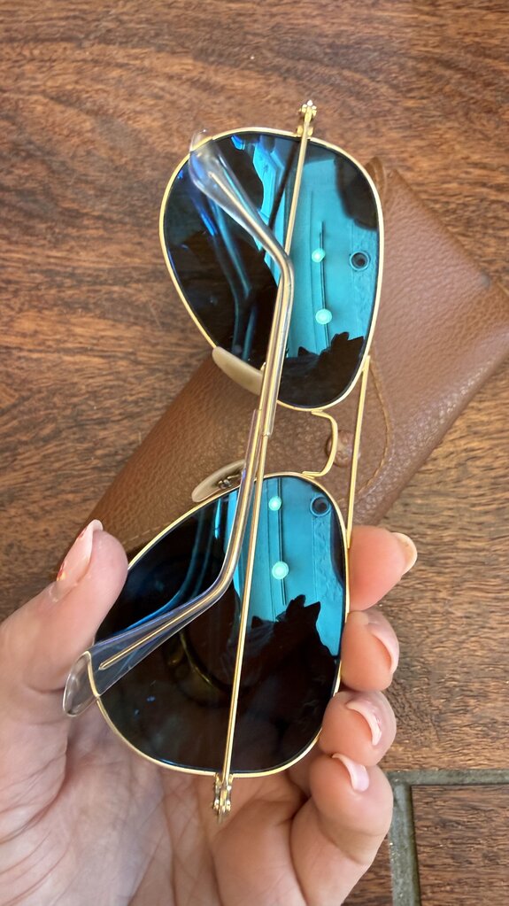 RayBan 3025 Mirror Polarized Large Aviator Sunglasses