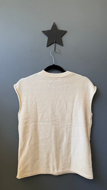 Sleeveless Boxy Sweater